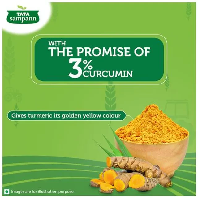 Tata Sampann Turmeric Powder-Arisina Pudi, 500 g-4.webp